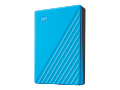 WD My Passport 4TB draagbare HDD USB3.0 USB2.0 compatibel Blauw Retail