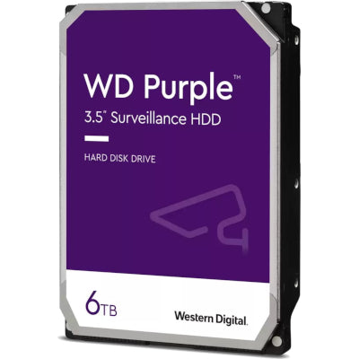WD HD3.5" SATA3 6TB WD64PURZ / Bewaking (Di)