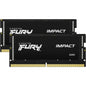 KINGSTON 64GB 5600MT/s DDR5 CL40 SODIMM Kit da 2 FURY Impact PnP