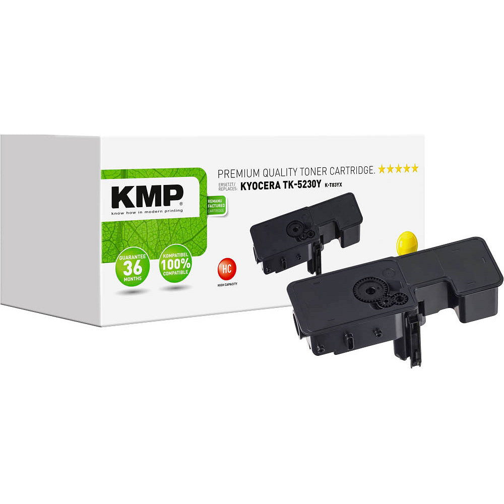 KMP K-T83YX Yellow Toner compatible with Kyocera TK-5230 Y