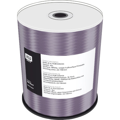 DVD+R 4,7 Go, DVD vierges