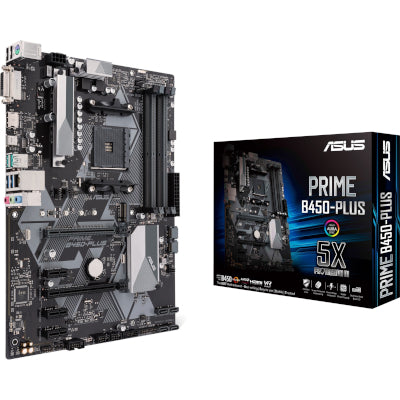 ASUS PRIME B450-PLUS AM4 USB3.1 M.2 HDMI moederbord
