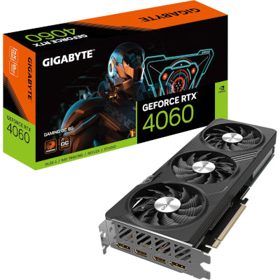 GIGABYTE GeForce RTX 4060 Gaming OC 8GB GDDR6 Carte graphique de jeu 2xHDMI 2xDP