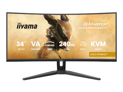 IIYAMA 86.4cm (34") GCB3486WQSCP-B1 21:9 2xHDMI+2xDP+USB-C